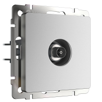 ТВ-розетка оконечная Werkel W1183065 серебряный матовый