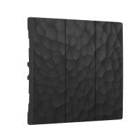 Набор клавиш для выключателя трехклавишного Werkel Hammar W1239008 черный