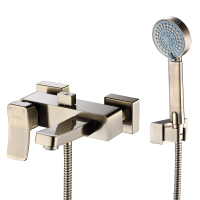 WasserKraft Exter 1601 смеситель для ванны светлая бронза