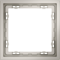 Рамка пластиковая на 1 пост Voltum S70, кашемир, VLS100103