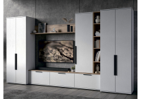 Готовая гостиная Woodville Филеста белый / дуб вотан комплектация 2