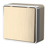 Выключатель одноклавишный Werkel Gallant W5010010 шампань рифленый