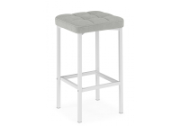 Барный стул Woodville Лофт мадера 20 / белый матовый