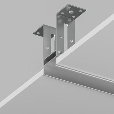 Фото Закладной профиль для гипсокартонного потолка Denkirs Solid Hide TR3020-AL