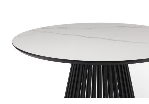 Фото Керамический стол Notta Нэнси 110 patagonoa bianco repose / черный