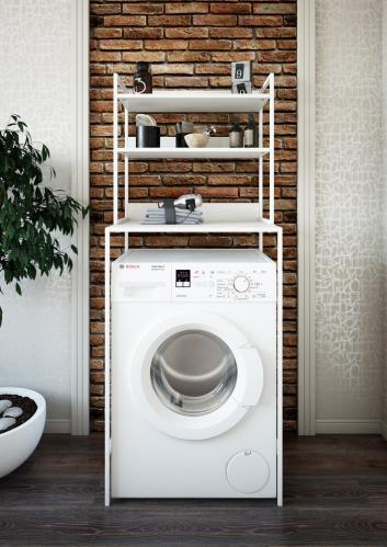 Фото Стеллаж над стиральной машиной Sanflor белый