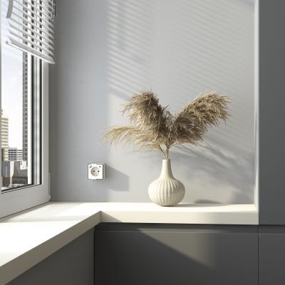 Фото Розетка с заземлением, шторками и USB тип A+C Werkel Gallant W5071703 слоновая кость