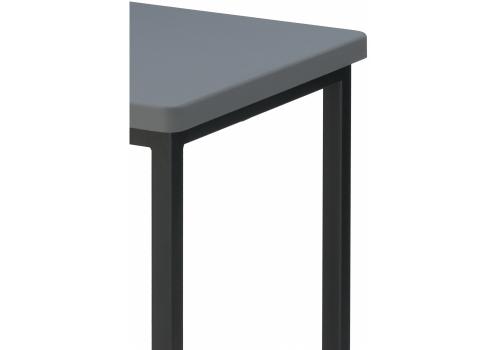 Фото Барный стул Woodville Лофт темно-серый / черный матовый