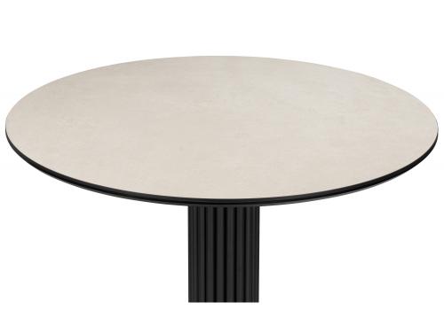 Фото Керамический стол Notta Кэмерон 110 krater perla repose / черный