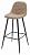 Барный стул М-City LION BAR серо-коричневый