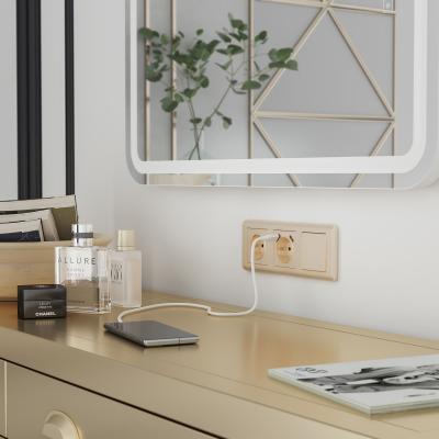 Фото Рамка из поликарбоната на 3 поста Werkel Stream W0032111 шампань