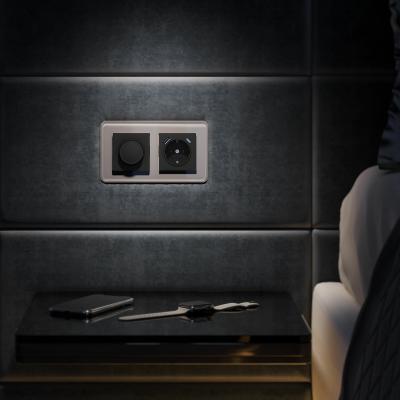 Фото Розетка USB тип A+C Werkel W1171708 черный матовый