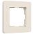 Рамка из поликарбоната на 1 пост Split Werkel W0013066 айвори/белый, soft-touch
