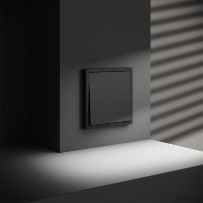 Фото Заглушка с суппортом Voltum S70, графит, VLS080107