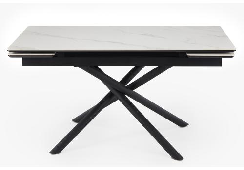 Фото Керамический стол Notta Мэриан 140(200) snow alpin white / черный