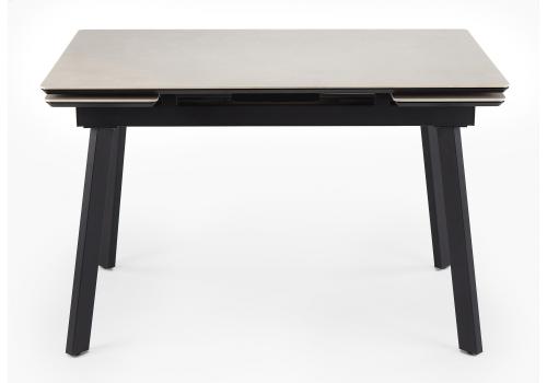 Фото Керамический стол Notta Норман 140(200) carmen light grey / черный