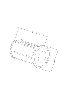 Фото Встраиваемый уличный светильник Maytoni Flash O044DL-L1S3K3