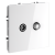 Розетка телевизионная оконечная TV+SAT VOLTUM S70, белый глянцевый, VLS060401 Фото Розетка телевизионная оконечная TV+SAT VOLTUM S70, белый глянцевый, VLS060401