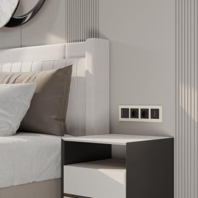 Фото Рамка из поликарбоната на 4 поста Werkel Slab W0042962 айвори софт