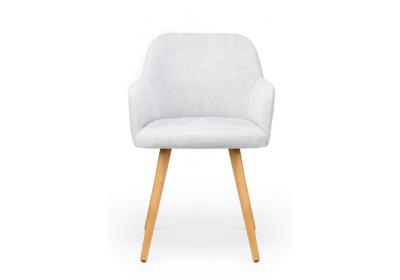 Фото Стул деревянный Notta Инфини светло-серый / светлое дерево