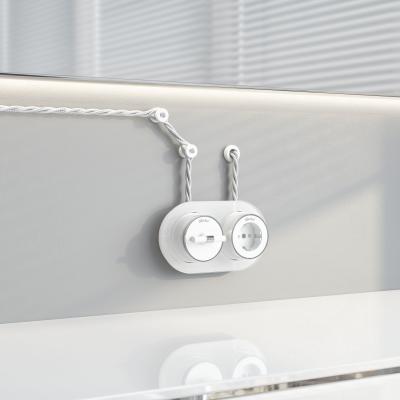 Фото Втулка для вывода кабеля из стены 2 шт Werkel Retro W6421101 белая