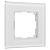 Рамка из стекла на 1 пост Werkel Senso W0013101 белый soft-touch
