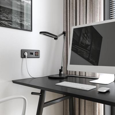 Фото Акустическая розетка Werkel W1185004 графит рифленый