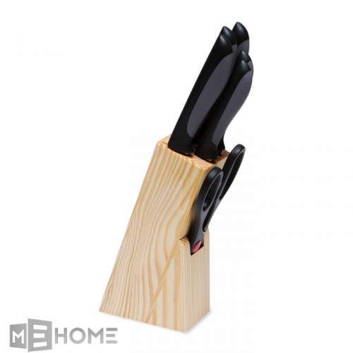 Фото Блок ножей Dosh Home LYNX, с 5 ножами и ножницами мультифункциональными