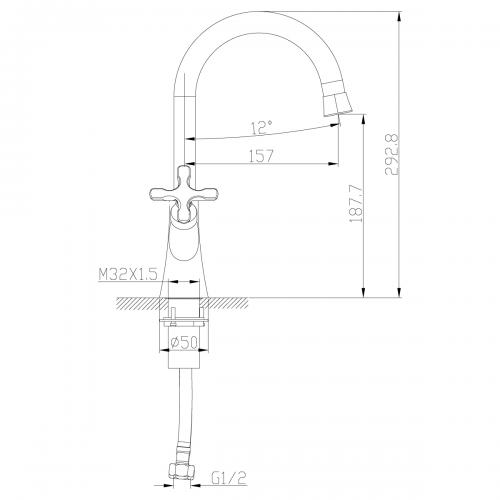 Фото Смеситель для раковины Lemark Duetto LM5706C