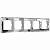 Рамка из стекла на 5 постов Werkel Diamant W0051220 зеркальный