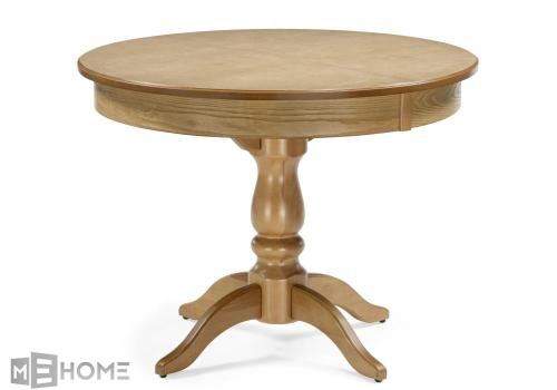 Фото Стол деревянный круглый Woodville Орден 100(140) круглый дуб