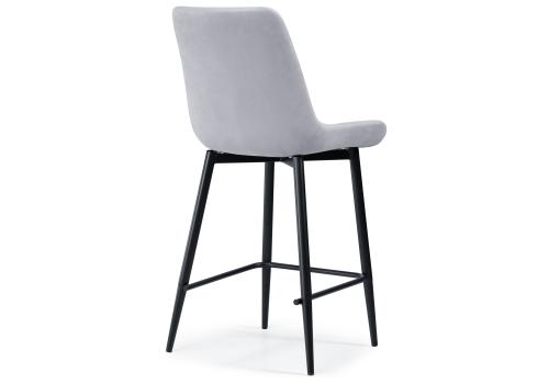 Фото Барный стул Woodville Алст серо-лиловый / черный