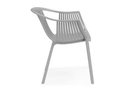 Фото Пластиковый стул Woodville Боркас серый