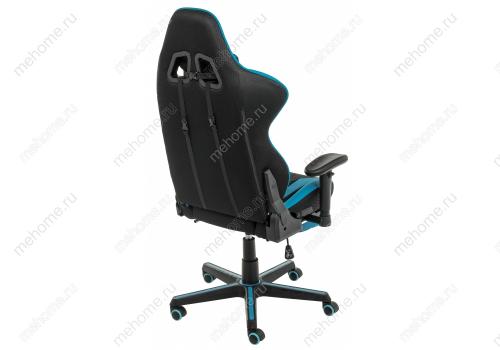 Фото Компьютерное кресло Woodville Kano черное / голубое