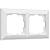 Рамка из пластика на 2 поста Werkel Fiore W0022201 белый