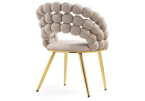 Фото Стул Woodville Ball beige / gold
