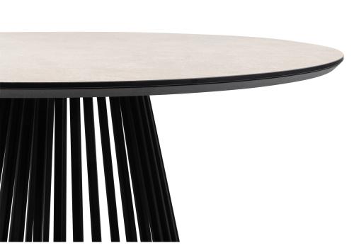 Фото Керамический стол Notta Нэнси 110 avenue grey sahara / черный