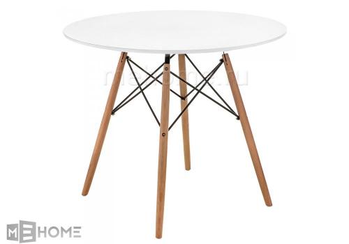 Фото Стол Woodville Table 80 white / wood