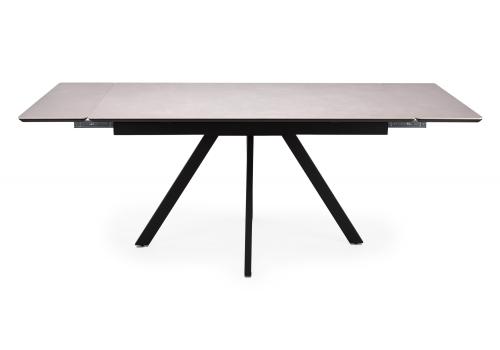Фото Керамический стол Notta Вилли 140(200) carmen light grey / черный