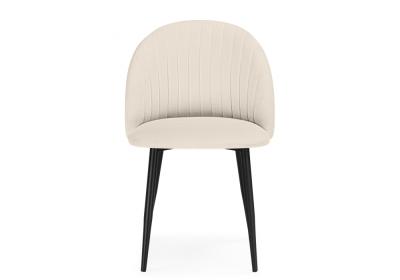 Фото Стул на металлокаркасе Woodville Дарлин молочный / черный