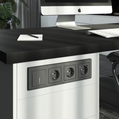 Фото Рамка из поликарбоната на 4 поста Werkel Stark W0041864 графит матовый