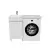 Фото Тумба с раковиной для стиральной машины левая IDDIS Optima Home 110 PH11LDi95K