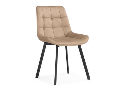 Фото Стул на металлокаркасе Notta Челси 360 бежевый / черный