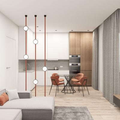 Фото Комплект ременной трековой системы Denkirs Belty Set DK55SET19-01-BR