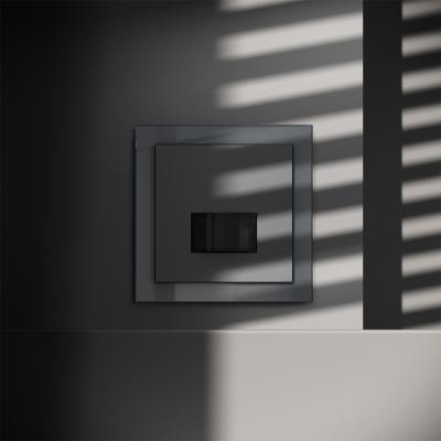 Фото Датчик движения встраиваемый Voltum S70, графит, VLS070507