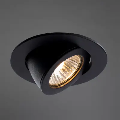 Фото Светильник встраиваемый поворотный Arte Lamp ACCENTO A4009PL-1BK