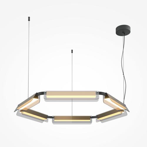 Фото Подвесной светильник Maytoni Flat MOD296PL-L60BS3K
