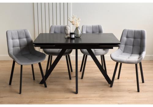 Фото Керамический стол Notta Вилли 120(180) shakespeare black / черный