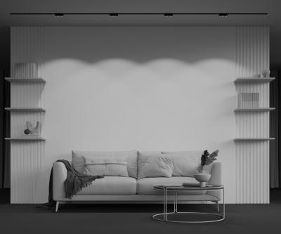 Фото Трековый светильник магнитный Maytoni Points TR082-1-6W4K-M-B