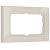 Рамка из поликарбоната для двойной розетки Werkel Snabb Basic W0082003 слоновая кость
